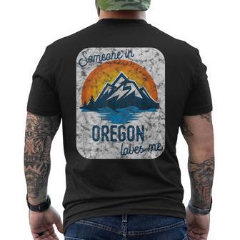 Someone In Oregon Loves Me Men's T-shirt Back Print - Monsterry CA