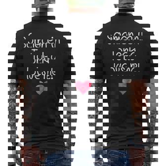Someone In Topeka Ks Kansas Loves Me City Home Roots Men's T-shirt Back Print - Monsterry
