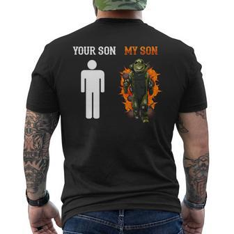 Your Son My Son Bomb Squad Eod Military Engineer Men's T-shirt Back Print - Monsterry UK