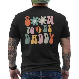 Soon To Be Daddy Pregnancy Announcement Dad To Be Men's T-shirt Back Print - Monsterry CA