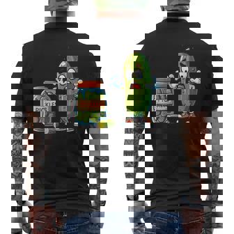 Sorpresa Divertida De Pepinillos Con Un Pepino Y Un Frasco Para Los Amantes De Los Pepinillos Camiseta Hombre Estampado Espalda - Regaloses