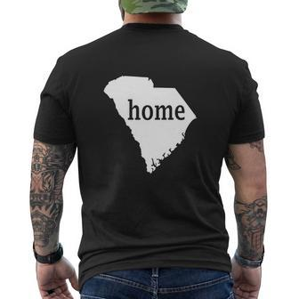 South Carolina Home Mens Back Print T-shirt - Seseable