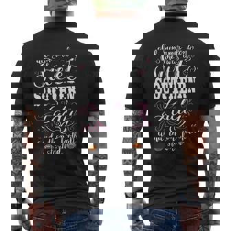 Southern Attitude She Was A Sweet Southern Lady Until Football Season Started Mens Back Print T-shirt - Thegiftio