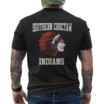 Southern Choctaw High School Mens Back Print T-shirt - Seseable