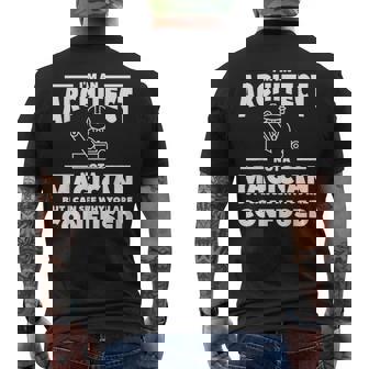Soy Un Arquitecto No Un Mago Arquitectura Camiseta Hombre Estampado Espalda - Regaloses