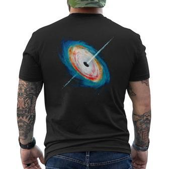 Space Black Hole Astronomy Astrophysicist Universe Men's T-shirt Back Print - Seseable