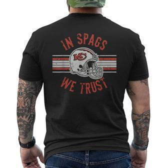 In Spags We Trust In Spags We Trust Men's T-shirt Back Print - Thegiftio