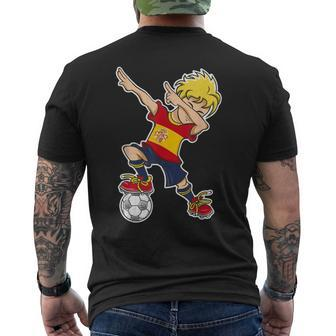 Spain Football Jersey Spain Flag T-Shirt mit Rückendruck - Seseable