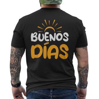 Spanien Spanisch Spruch Guten Morgen Buenos Dias Spanish S T-Shirt mit Rückendruck - Geschenkecke