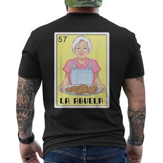 Spanish-Mexican Bingo For Abuela La Abuela Men's T-shirt Back Print - Monsterry