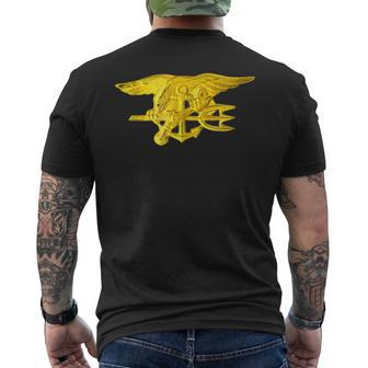 Special Warfare Navy Seal Trident Military Veteran Men's T-shirt Back Print - Monsterry