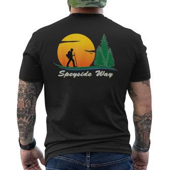 Speyside Way Wanderweg Wege Flüsse T-Shirt mit Rückendruck - Seseable