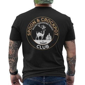 Spoon And Crockpot Club Killing Tomorrows Trophy Today Mens Back Print T-shirt - Thegiftio UK