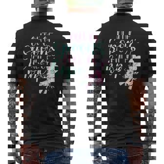 Out Of Spoons Full Of Hope Spoon Theory Spoonies Men's T-shirt Back Print | Mazezy