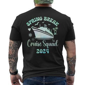 Spring Break Cruise Squad 2024 Trip Family Matching Vacation Men's T-shirt Back Print - Thegiftio UK