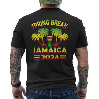 Spring Break Jamaica 2024 Matching Family Vacation Souvenir Men's T-shirt Back Print | Mazezy AU
