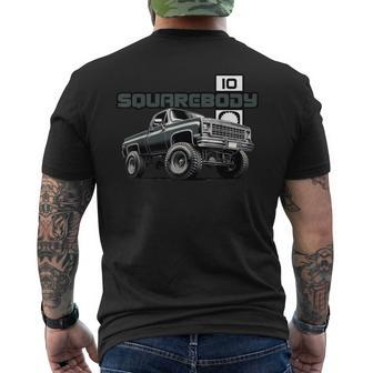 Squarebody Truck C10 K10 Classic Truck Square Body Men's T-shirt Back Print - Seseable