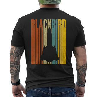Sr-71 Blackbird Air Force Military Jet Men's T-shirt Back Print - Thegiftio UK