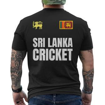 Sri Lanka Cricket 2024 Sri Lankan Cricket Jersey Men's T-shirt Back Print - Seseable