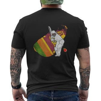 Sri Lanka Cricket T Shirt Sri Lanka Cricket Jersey Mens Back Print T-shirt - Seseable