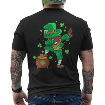St Patrick's Day Dabbing Cool African American Dab Dance Men's T-shirt Back Print | Mazezy UK