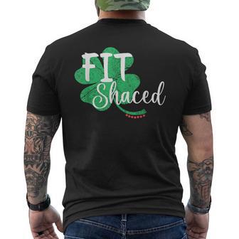 St Patrick's Day Fit Shaced Irish Drinking Men's T-shirt Back Print - Monsterry CA