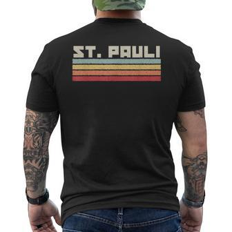 St Paulianer Hamburg North Germany North Homeland Men's T-shirt Back Print - Thegiftio UK