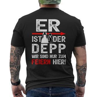 Stag Night Polterer Polterabend Jga T-Shirt mit Rückendruck - Geschenkecke