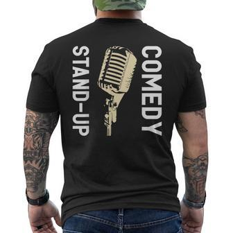 Stand-Up Comedy Comedian Men's T-shirt Back Print - Monsterry UK