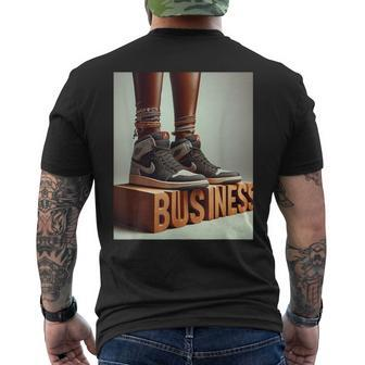 Standing On Business Men's T-shirt Back Print - Monsterry UK