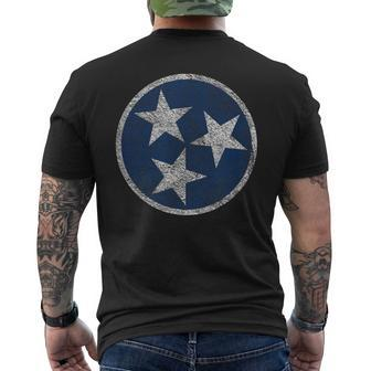 State Flag Of Tennessee Men's T-shirt Back Print - Monsterry DE