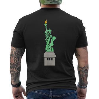 Statue Of Liberty T Nyc Statue Men's T-shirt Back Print - Monsterry AU