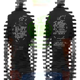 Stay Home Read Books Green Apple Books Mens Back Print T-shirt - Thegiftio UK