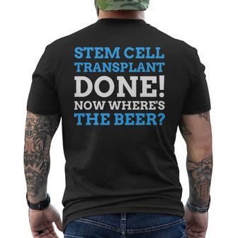 Stem Cell Transplant Done Stem Cell Transplant Men's T-shirt Back Print - Monsterry AU