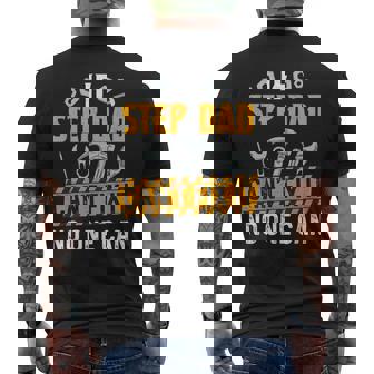 If Step Dad Can't Fix It No One Can Father's Day Dad Grandpa Men's T-shirt Back Print - Thegiftio