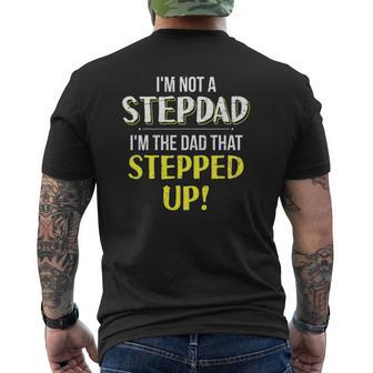 Stepdad I'm Not Stepdad Mens Back Print T-shirt | Mazezy