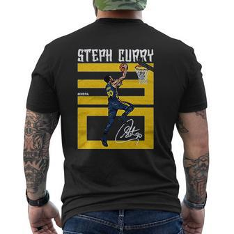 Steph Curry Steph Curry Number Mens Back Print T-shirt - Thegiftio UK