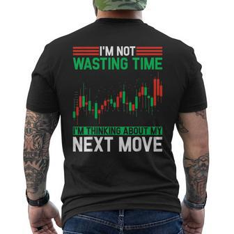 Stock Market Broker Trader Forex Day Trading Stock Trading Men's T-shirt Back Print - Monsterry DE