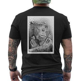Stoned Ape Theory Men's T-shirt Back Print - Monsterry