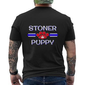 Stoner Puppy Human Pup Play Pride Mens Back Print T-shirt - Thegiftio UK