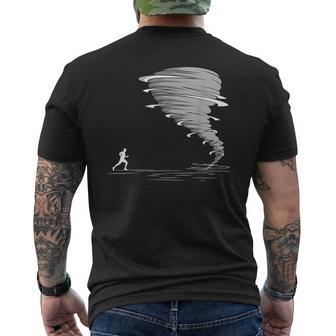 Stormchaser Tornado Meteorologist Storm Chasing Chaser Men's T-shirt Back Print - Monsterry CA