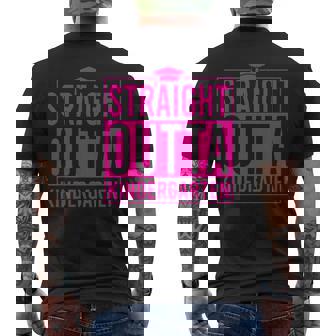 Straight Outta Kindergarten Graduation Idea Class Of 2024 Men's T-shirt Back Print - Seseable