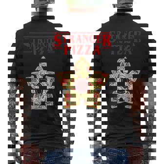 Stranger Pizza Things Humoristique T-shirt imprimé au dos - Cadeauxyz