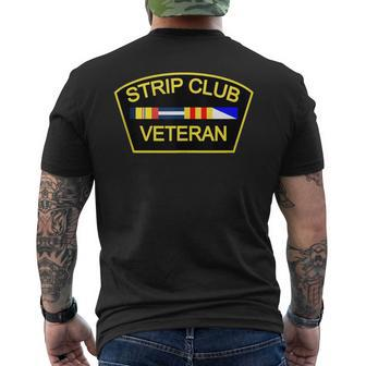 Strip Club Veteran Men's T-shirt Back Print - Monsterry CA