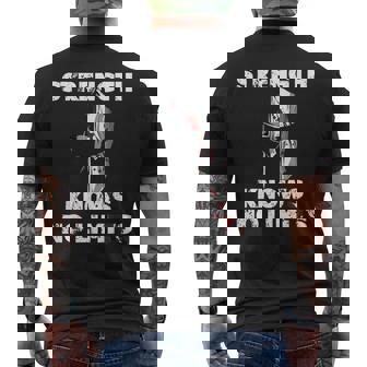 Strongman Fuerza Gimnasio Fitness Culturismo Y Levantamiento De Pesas Camiseta Hombre Estampado Espalda - Regaloses