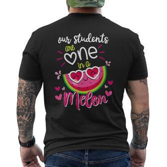 Our Students Are One In A Melon Teachers And School Staff Men's T-shirt Back Print - Monsterry