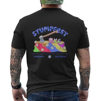 Stumpfest 2023 Brisbane Get Sweaty Men's T-shirt Back Print - Seseable
