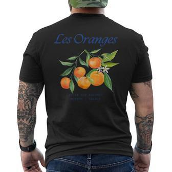Summer Citrus Fair Les Orange Foire Aux Agrumes Monte France Men's T-shirt Back Print - Seseable