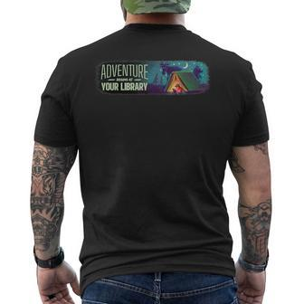 Summer Reading Program 2024 Adventure Begins At Your Library Men's T-shirt Back Print | Mazezy AU