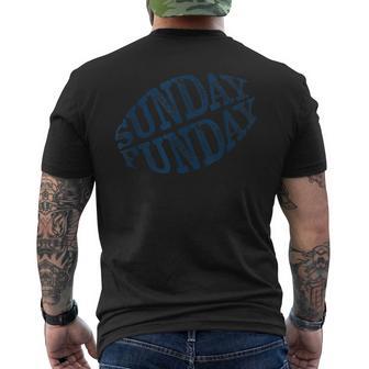 Sunday Funday Vintage Denver Football Men's T-shirt Back Print - Monsterry AU